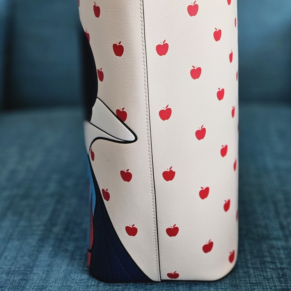 Kate Spade Cream and Red Snow White Tote - Picture 5 of 9
